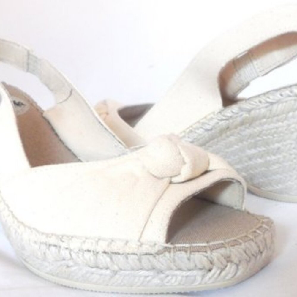 **SALE** Vidorreta Women's Dara Wedge (8.5, Beige) DISPLAY  0301